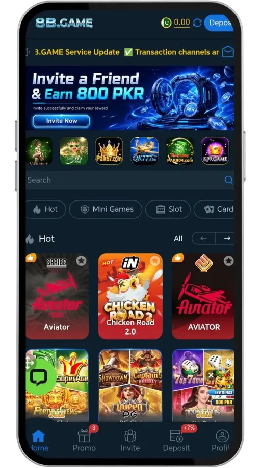 B8 Game Homepage