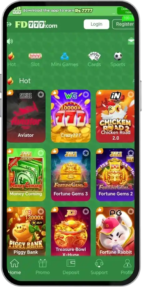 FD777 Game Home Page
